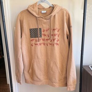 Columbia PFG Game Flag Hoodie (Size M)